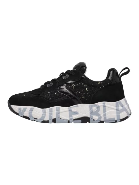 Sneakersy Voile Blanche skórzane czarne