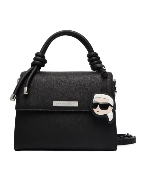Kabelka Karl Lagerfeld z ekologickej kože čierna