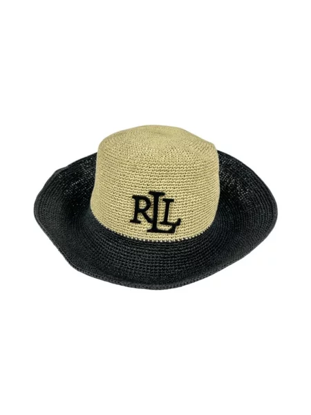 Wielobarwność czapka Ralph Lauren beżowa