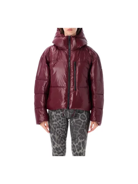 Krótka kurtka Adidas By Stella Mccartney fioletowa