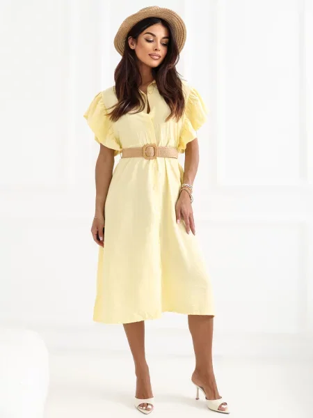 Rochie Italy Moda galben