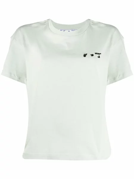 Tricou Off-white cu imagine alb