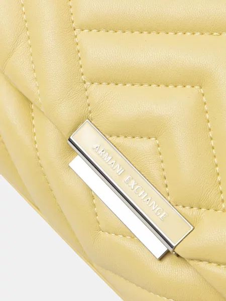 Armani Exchange keresztpántos táska női műbőr sárga