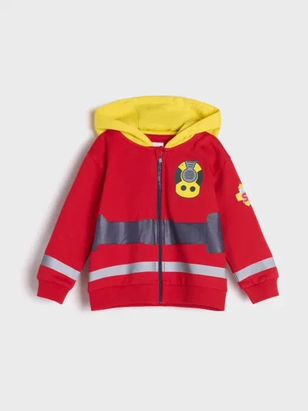 Sinsay Mikina Fireman Sam červená