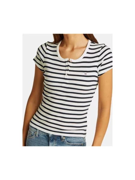 Tommy Jeans T-shirt Šarena bijela