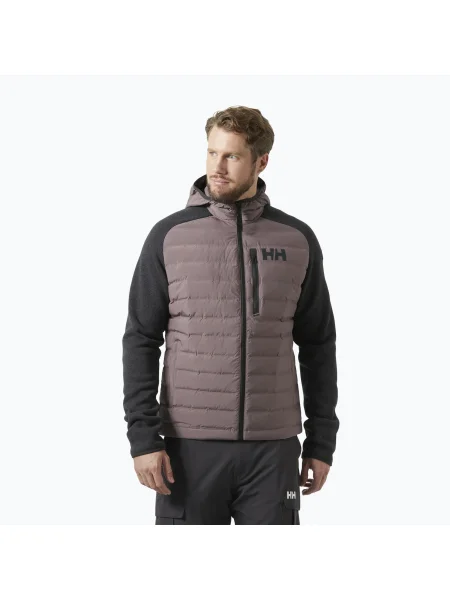 Geacă de navigație pentru bărbați Helly Hansen Arctic Ocean Hybrid Insulator sparrow grey gri
