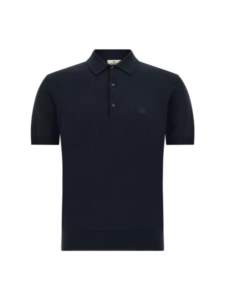 Koszulka polo Etro niebieska