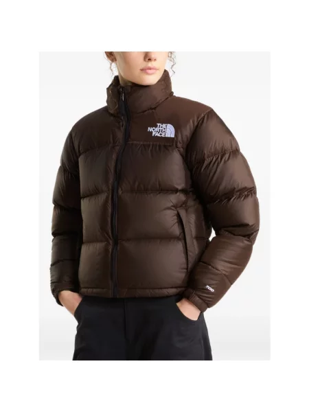 Kurtka The North Face retro brązowa