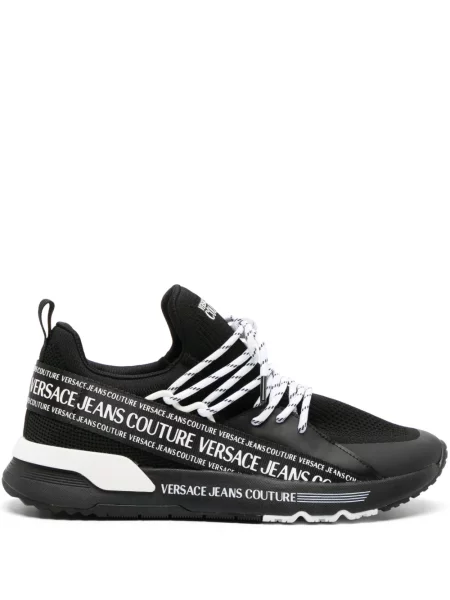 Sneakerși Versace Jeans Couture cu imagine negru