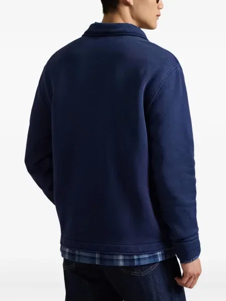 Șapcă Polo Ralph Lauren cu model herringbone din țesătură twill cu imagine albastru