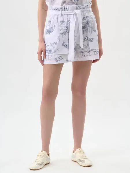 Шорти Ea7 Emporio Armani білі