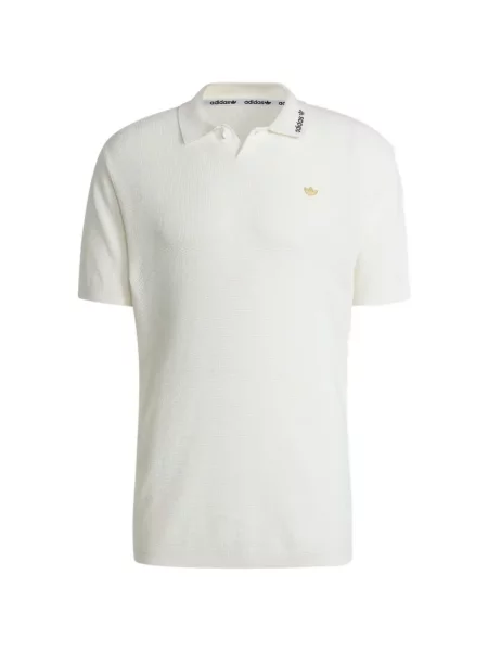 Top Adidas cu dungi cu broderie roșu