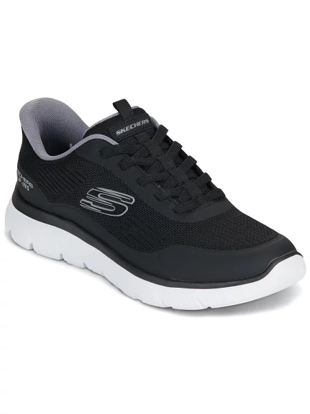 Hlačke Skechers črna