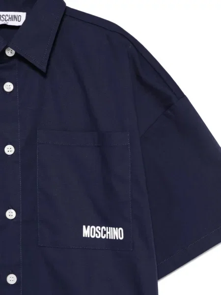Koszula dziecięca Moschino niebieska