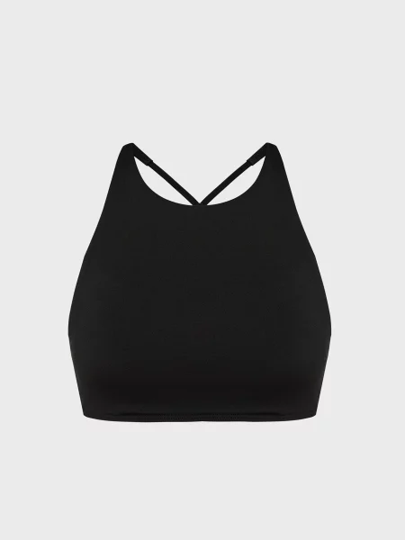 Купальник Calvin Klein з високим коміром чорний