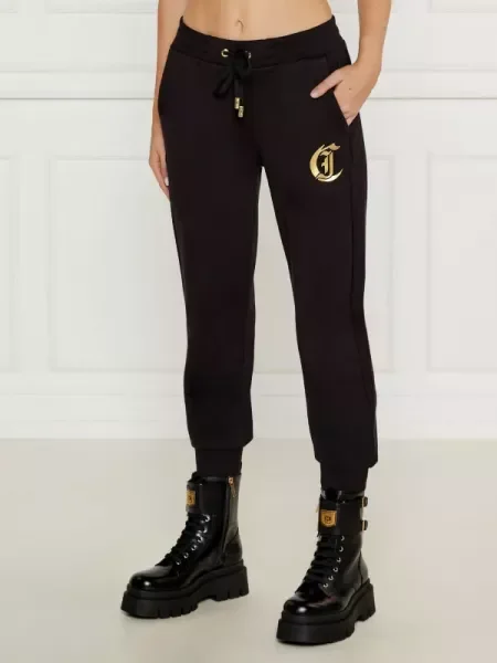 Just Cavalli Pantaloni de trening negru