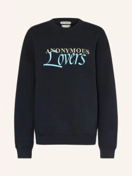 Jw Anderson Bluza Oversize Anonymous Lovers schwarz czarna