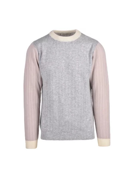 Sweter Wool & Co wełniany szary