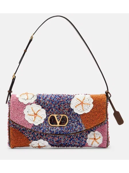 Geantă Valentino Garavani cu model floral