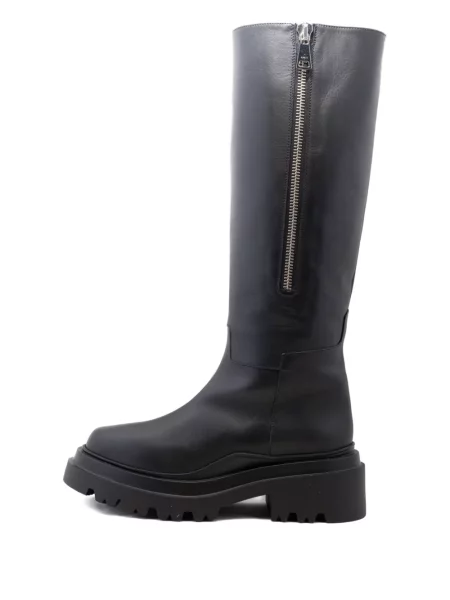 Botine Plan C cu platformă negru