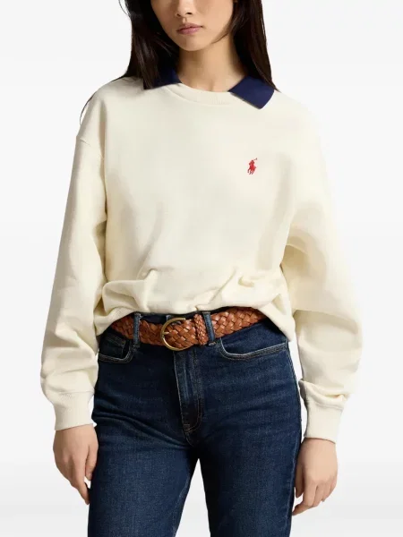 Велурени бягане с яка чорапи Polo Ralph Lauren синьо