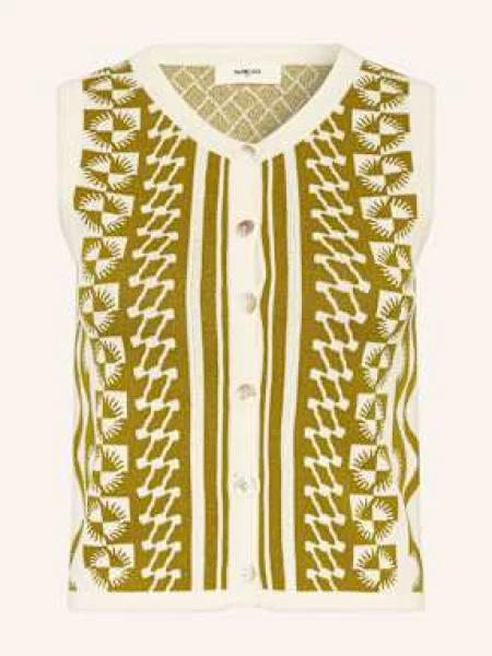 Dzianinowy top Suncoo biały