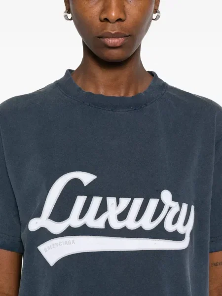 Tricou Balenciaga albastru