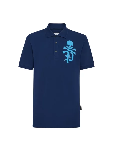 Koszulka polo Philipp Plein niebieska