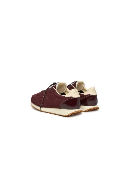 Tommy Jeans Sportcipők Tjw Retro Archive Runner Suede Bordó