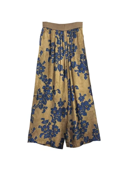Pantaloni Uma Wang cu model floral cu imagine