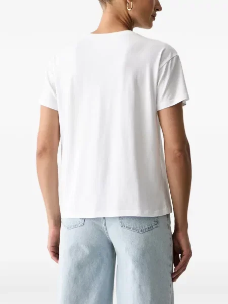 Tricou Silvian Heach cu imagine alb