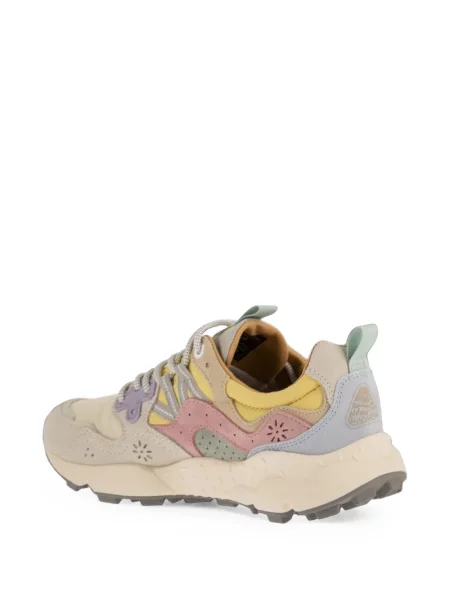 Sneakerși Flower Mountain din piele de căprioară gri