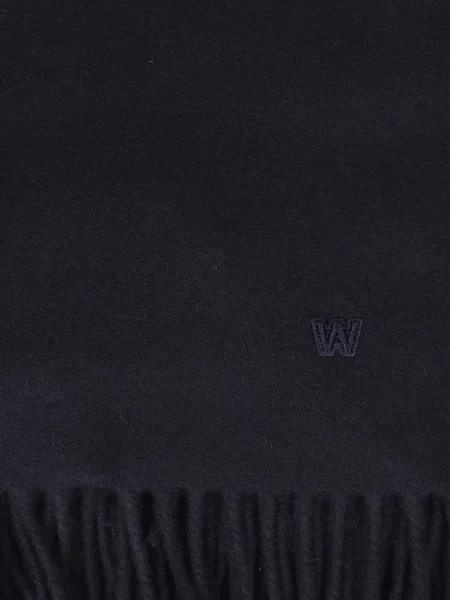 Fular Weekend Max Mara cu broderie negru