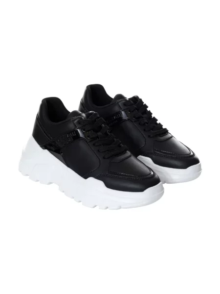 Sneakersy Just Cavalli skórzane czarne