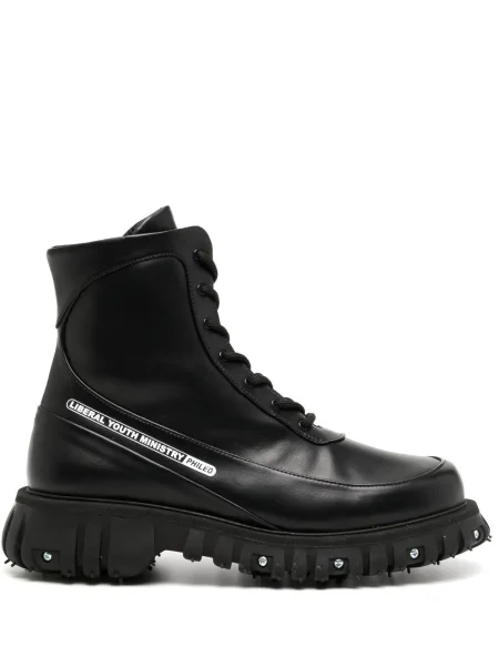 Cizme scurte Phileo din piele negru
