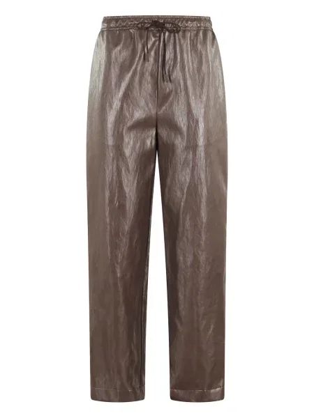 Spodnie Solotre brązowe