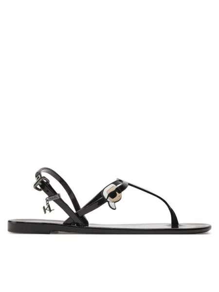 KARL LAGERFELD Sandale crna
