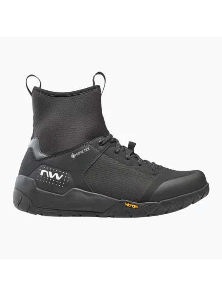 Încălțăminte de ciclism MTB pentru bărbați Northwave Multicross Mid GTX black negru