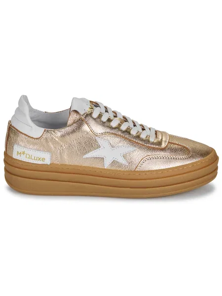 Pantofi Meline auriu