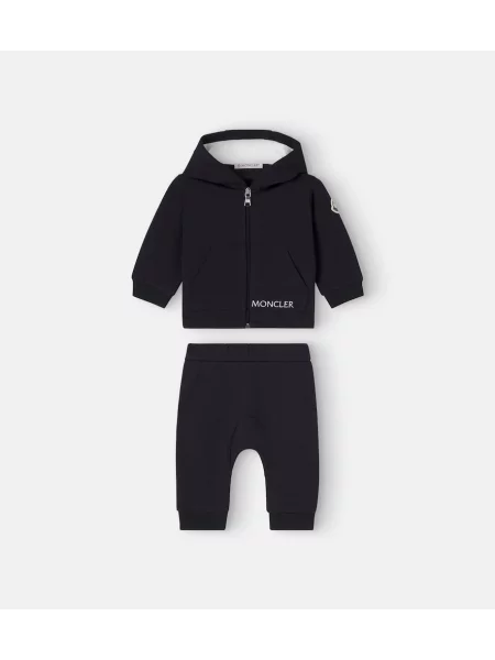 Gyerek kapucnis melegítő felső Moncler Enfant kék