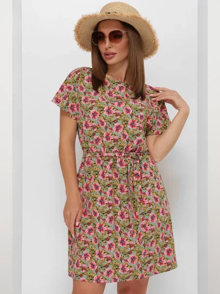 Сукня міні MarSe софтшел хакі