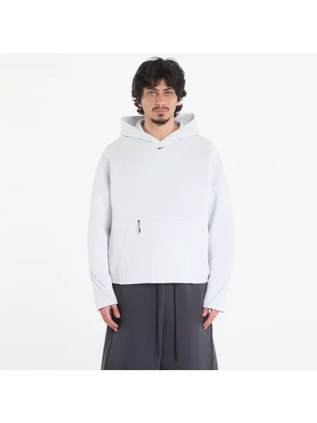 Суитшърт Nike Tech Fleece Pullover Hoodie Off White/ Black L бяло