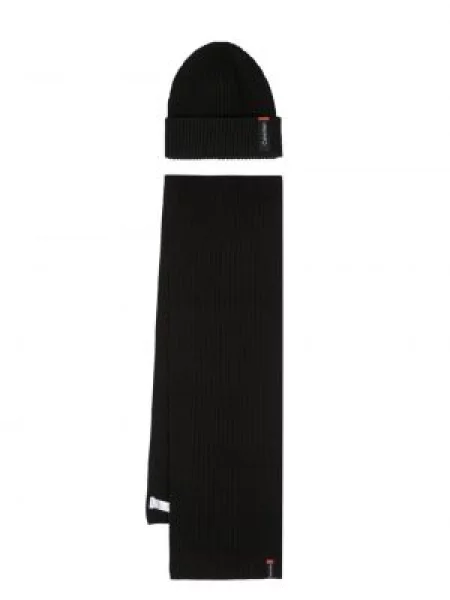 Pletený šál Calvin Klein černý