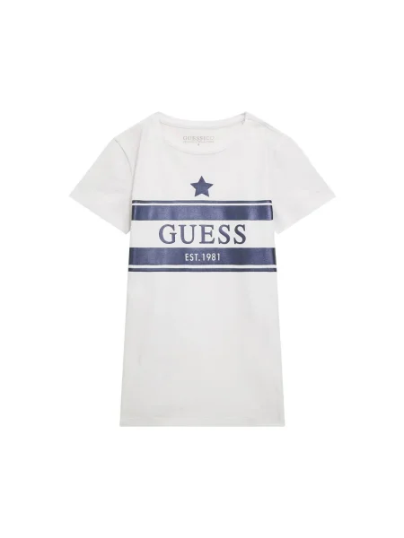 Tricou copii Guess alb
