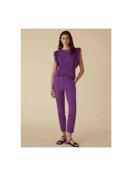 Pantaloni Linea Emme Marella violet