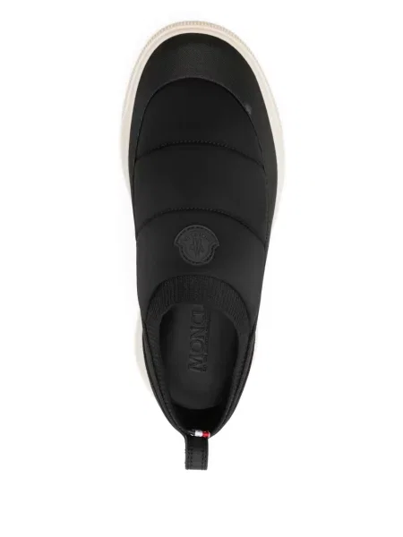 Sneakerși Moncler slip-on negru