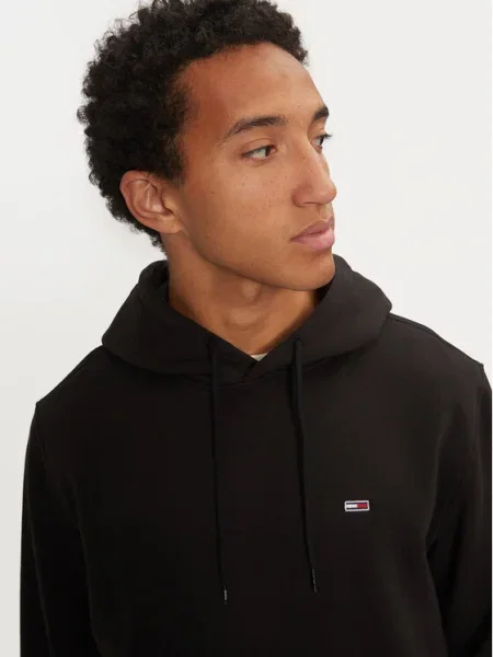 Palton Tommy Jeans negru