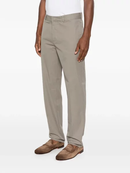 Kalhoty Emporio Armani s aplikacemi šedé