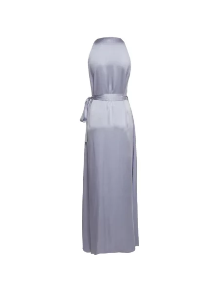 Rochie maxi Dvf Diane Von Furstenberg plic albastru