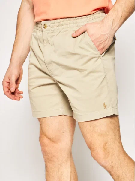 Polo Ralph Lauren Šortky z materiálu Prepster béžová